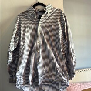 Men's Blue Striped Shirt